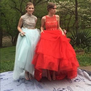 RED prom dress